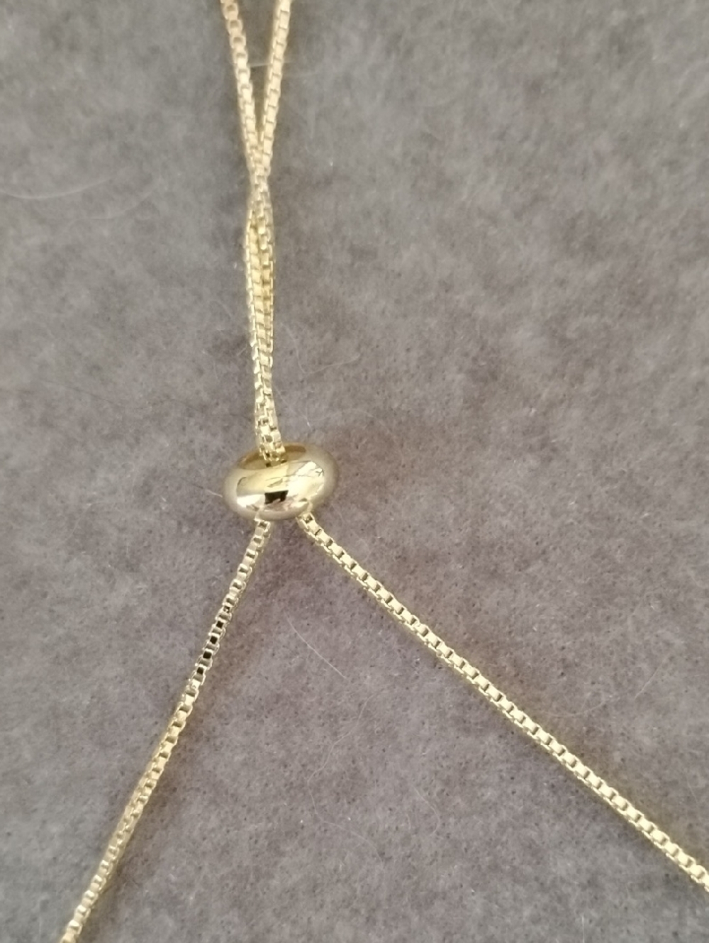 Hand Crafted Gold Cross Bolo Adjustable Style Bracelet - Picture 4 of 5
